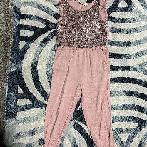 Girls' pink H&M jumpsuit like new