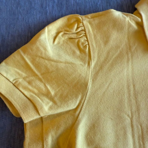 Cerruti 1881 yellow polo shirt like new with tailored details size S