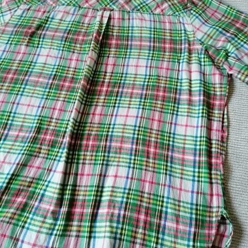 J.Crew women's plaid shirt 3XL like new, red and green