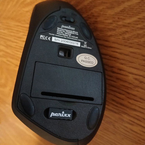 Perixx Perimice-713L wireless ergonomic optical mouse for left-handed