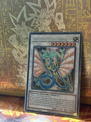 Yugioh Ancient Fairy Dragon Synchro Monster card