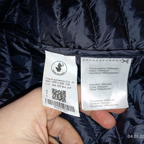 Save The Duck man jacket size L like new, black