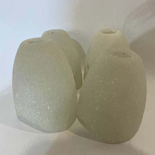 Vintage set of 4 glass lamps 16x5.5