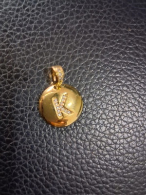 Steel pendant charm new