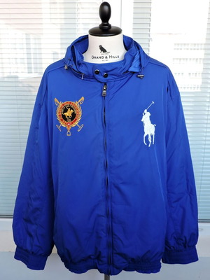Polo Ralph Lauren St Moritz World Cup Big Pony Blue White Jacket 4XL like new