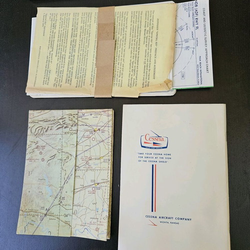 Cesna 172 and Sky Hawk pilot training set used (1973)