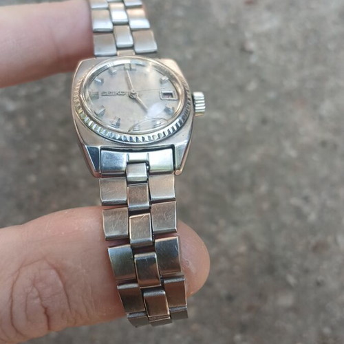 Seiko Automatic 2205-0230 women's watch used, silver