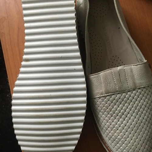 Abeba women's shoes new, natural leather, gray, size 38