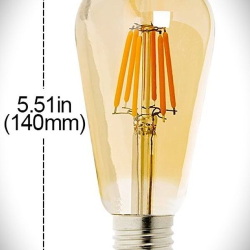 Edison type bulb 4W E27 LED chip new, retro antique 1930 style