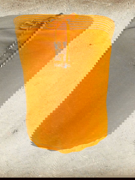 Αφόρετο Πορτοκαλί strapless πετσετέ τοπ