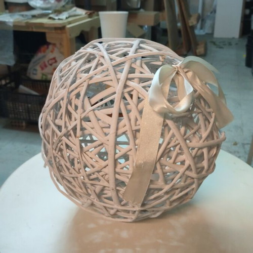 Decorative rattan ball like new, diameter 29cm