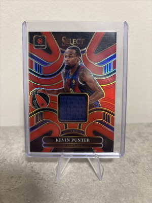 Kevin Punter 2025-26 Panini Select EuroLeague Jersey Patch red new