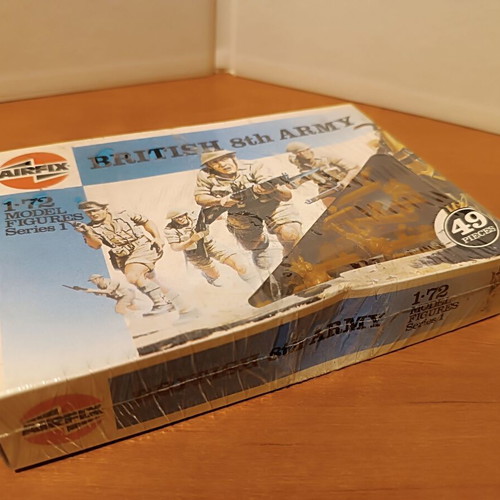 Airfix British 8th Army 1:72 Model Figures sealed, like new