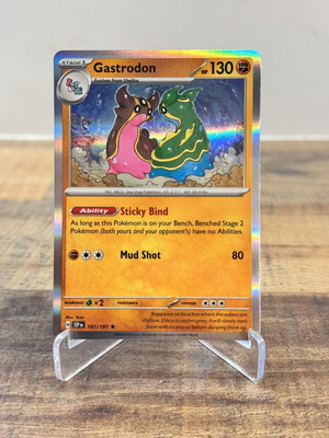 Gastrodon 107/191 Holo Rare Pokemon card Surging Sparks