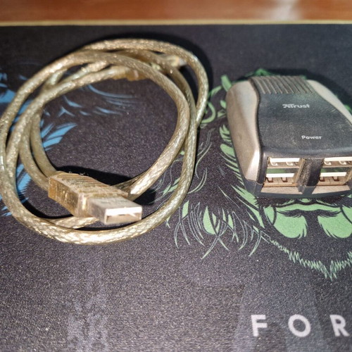 Trust USB splitter used, 4 ports