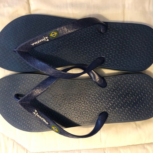 Ipanema men's flip-flops blue size 45/46 like new