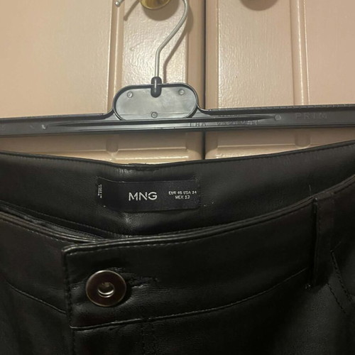 Mango leather pants new, black, size XXXL