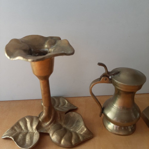 Vintage bronze decorative items like new, set of 3