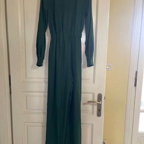 Women's jumpsuit pants green cypress new one size with belt