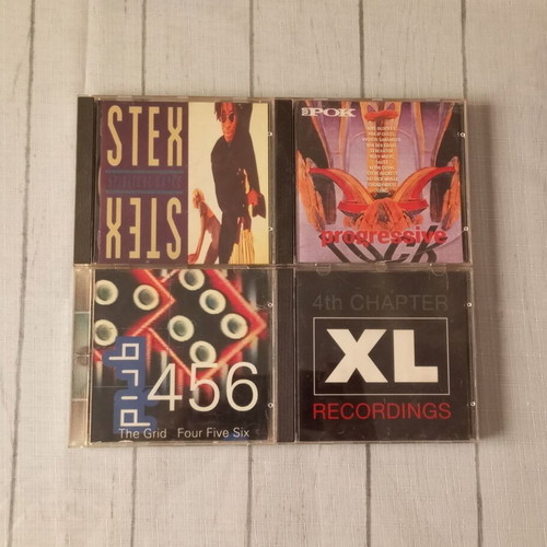 XL Recordings The Fourth Chapter, Stex Spiritual Dance, The Grid Four Five Six, Progressive Rock CD pack