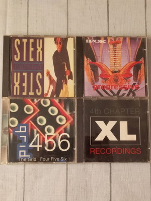 XL Recordings The Fourth Chapter, Stex Spiritual Dance, The Grid Four Five Six, Progressive Rock CD pack