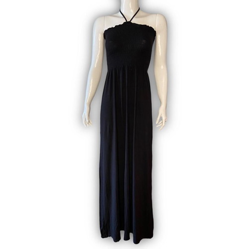 Black maxi dress Tally Weil used, size S, cotton