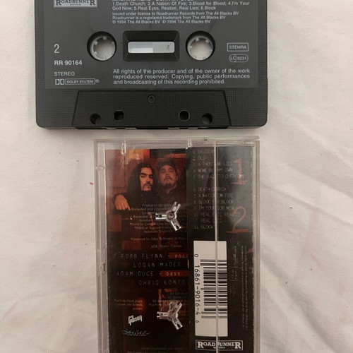 Machine Head Burn My Eyes cassette tape used, metal