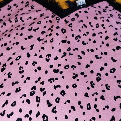 Lace blouse H&M pink like new, size L
