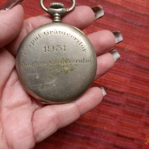 Tellus Granicer 1931 pocket watch used rare military