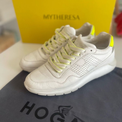Hogan sneakers for women like new, size 39, white and yellow