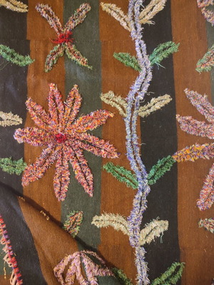 Wool Kilim rug unused from 1950, handwoven 300x240