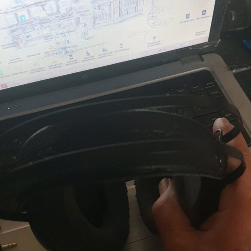 Armaggeddon Atom 7 wired gaming headset used
