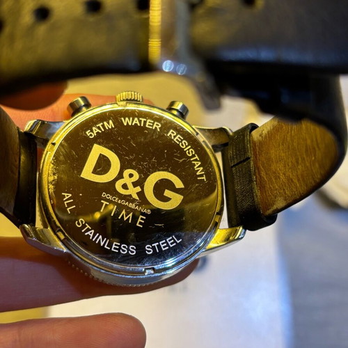 Dolce and Gabbana watch like new, black
