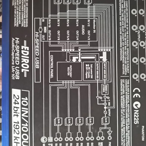 Edirol UA-101 external sound card like new