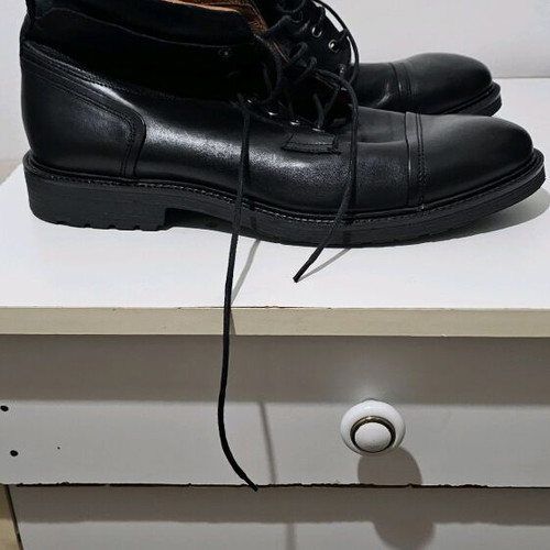 Damiani men's ankle boots like new, black, size 45