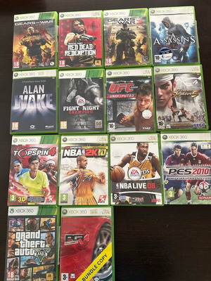 Xbox Games σαν καινούργια, πακέτο 14 τεμαχίων