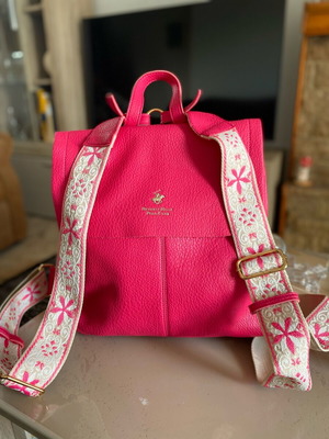 Beverly Hills Polo Club women's pink backpack like new