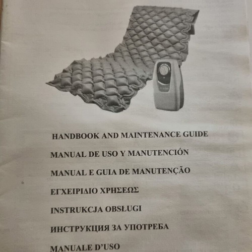 Air mattress for bedsores with electric pump like new
