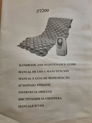 Air mattress for bedsores with electric pump like new