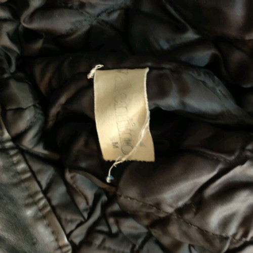Leather jacket used, size M, black