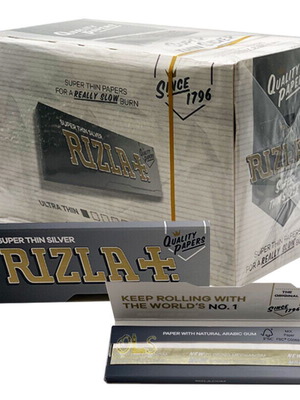 Τσιγαρόχαρτο Rizla Ασημί κουτί 100άδα καινούργιο