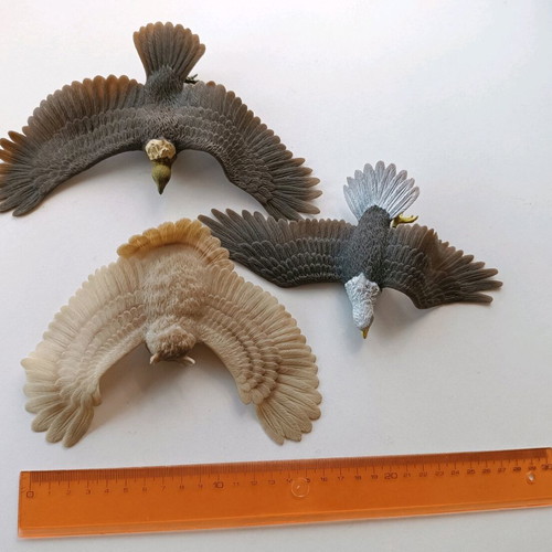 Deagostini Falcons & Co Raptors like new, pack of 3 figures