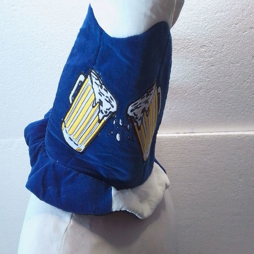 Carnival plush beer hat used