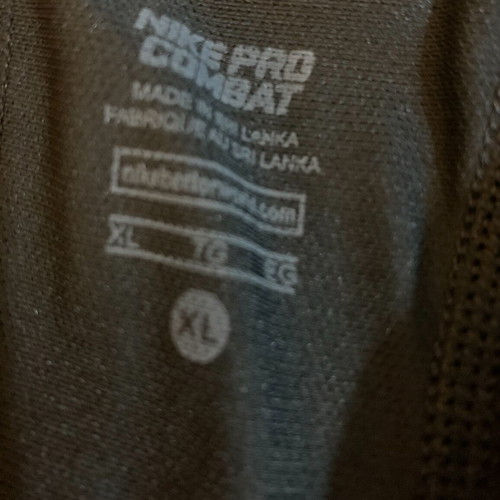 Nike Pro Combat Tight men's XL like new, black/gray