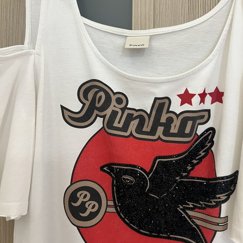Pinko original t-shirt like new, white, size S