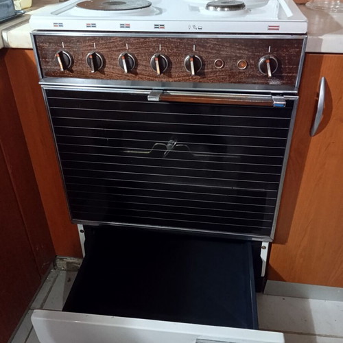 Electric oven used with spit, grill, and light