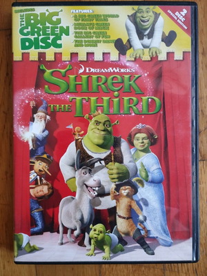 Shrek 3 Special Edition DVD used, with Greek dubbing