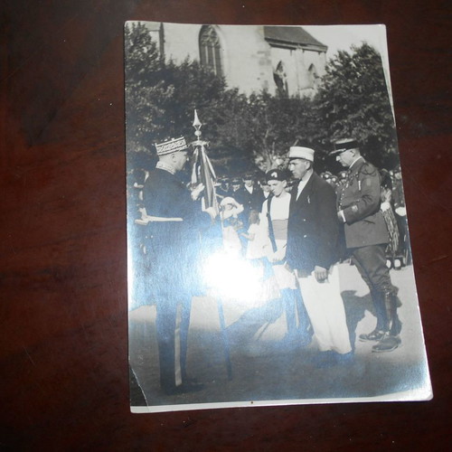 De Gaulle photo used from 1935, size 18x13cm