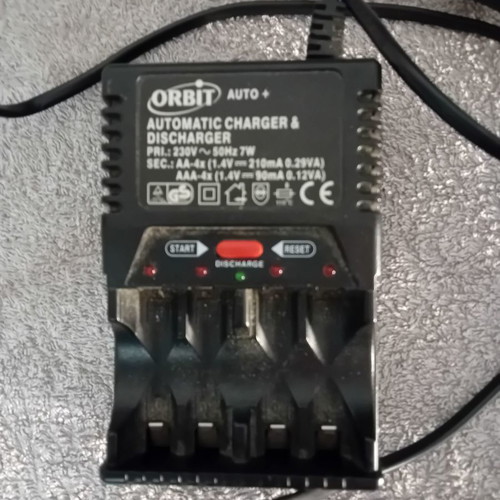 Orbit battery charger used AA, AAA