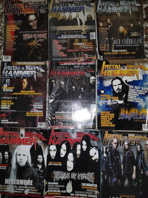 Περιοδικά Metal Hammer & Heavy Metal μεταχειρισμένα, πακέτο 9 τεύχη 2000-2004